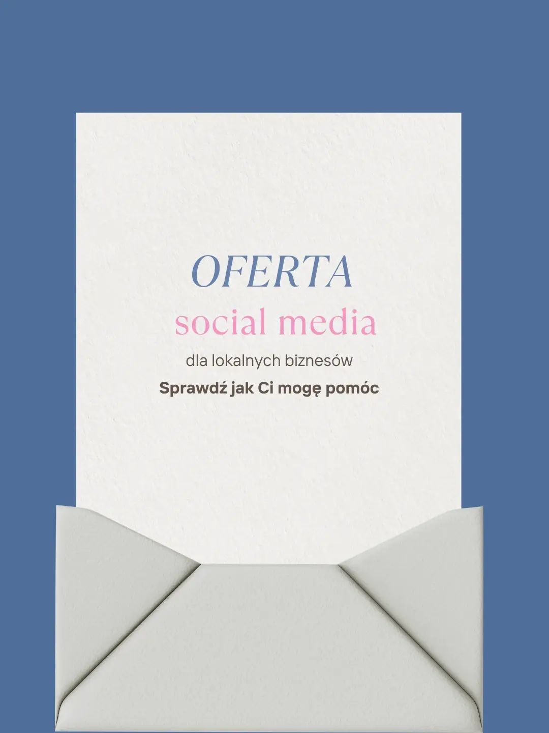 Grafika oferty social media dla lokalnych biznesów